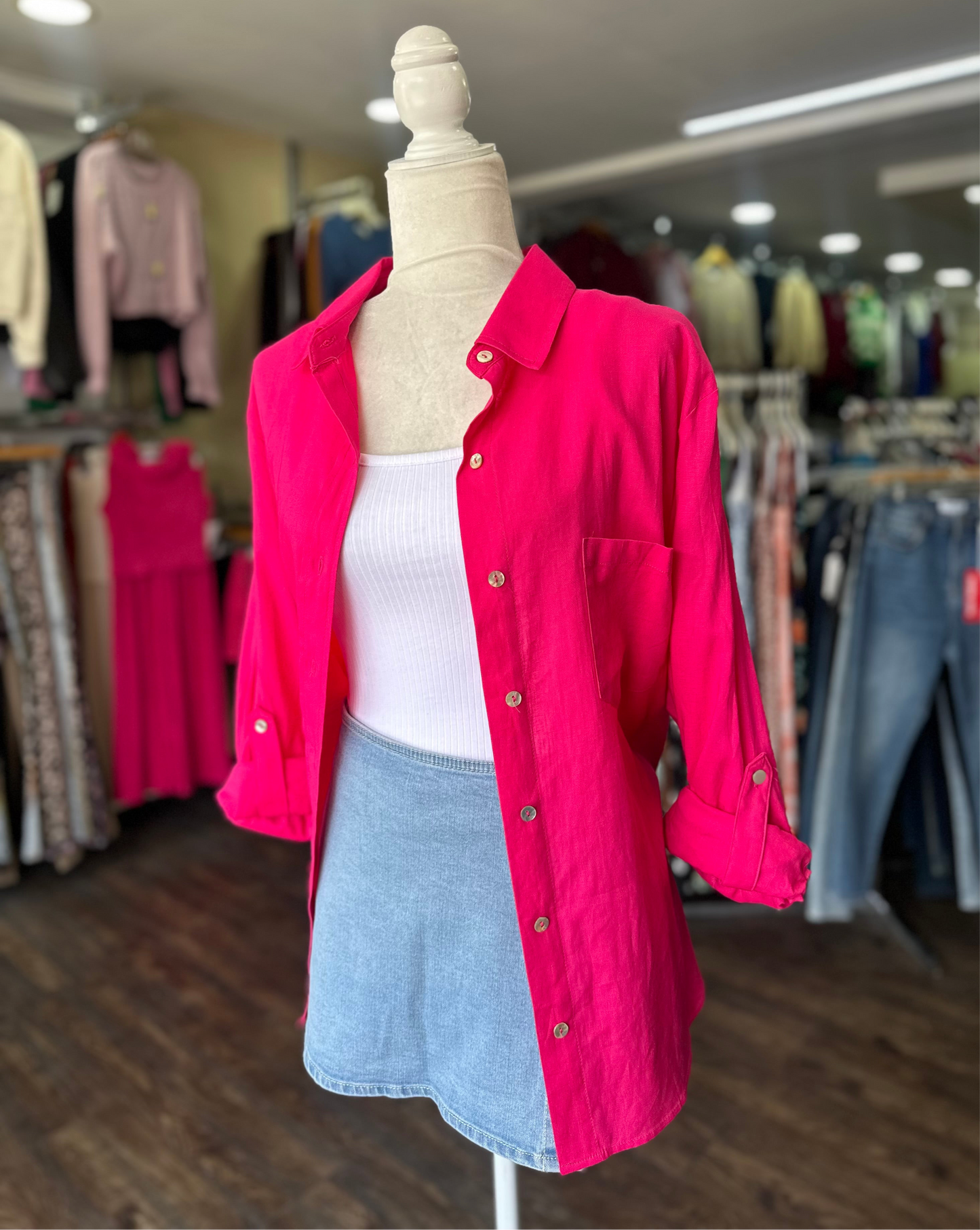 Camisera de lino